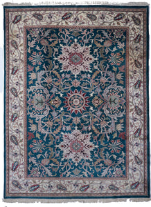 Traditional Hand Knotted Green Wool Rug 9' x 12' - IGotYourRug