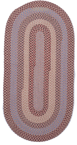 Braided Contemporary Multicolor Nylon Runner Rug 2'11 x 5'10 - IGotYourRug