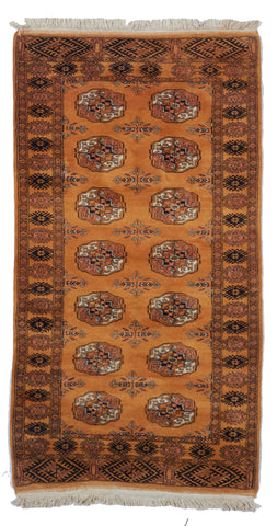 Traditional Hand Knotted Gold Wool Rug 3'1 x 5'8 - IGotYourRug