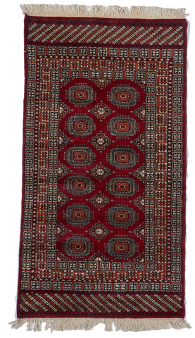 Traditional Hand Knotted Red Wool Rug 3' x 5'4 - IGotYourRug