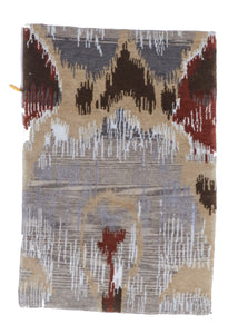Contemporary Hand Knotted Multicolor Wool Rug 2' x 3' - IGotYourRug