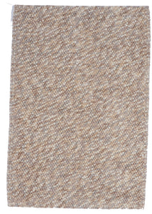 Contemporary Tufted Beige Wool Rug 4' x 5'10 - IGotYourRug