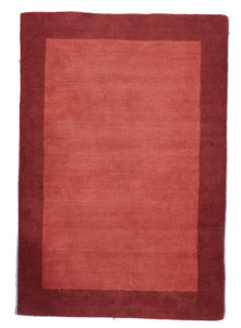 Contemporary Machine Made Red Rug 3'10 x 5'8 - IGotYourRug