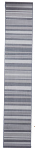 Indoor/Outdoor Machine Made Gray Runner Rug 2'3 x 11'7 - IGotYourRug