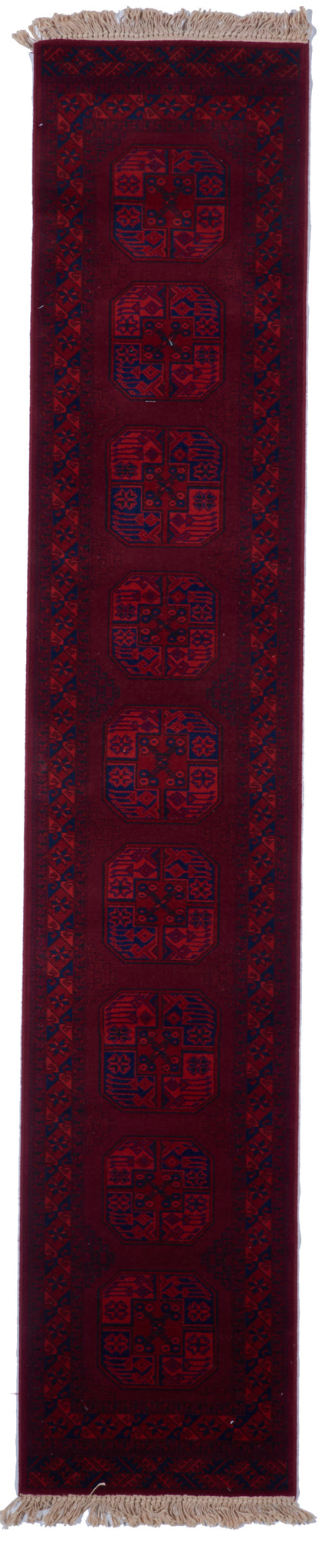 Bokhara Traditional Hand Knotted Red Runner Wool Rug 2'3 x 12' - IGotYourRug