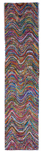 Transitional Tufted Multicolor Runner Wool Rug 2'3 x 10' - IGotYourRug