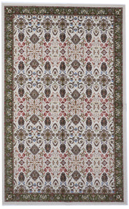 Transitional Machine Made Ivory Green Rug 5' x 8'1 - IGotYourRug