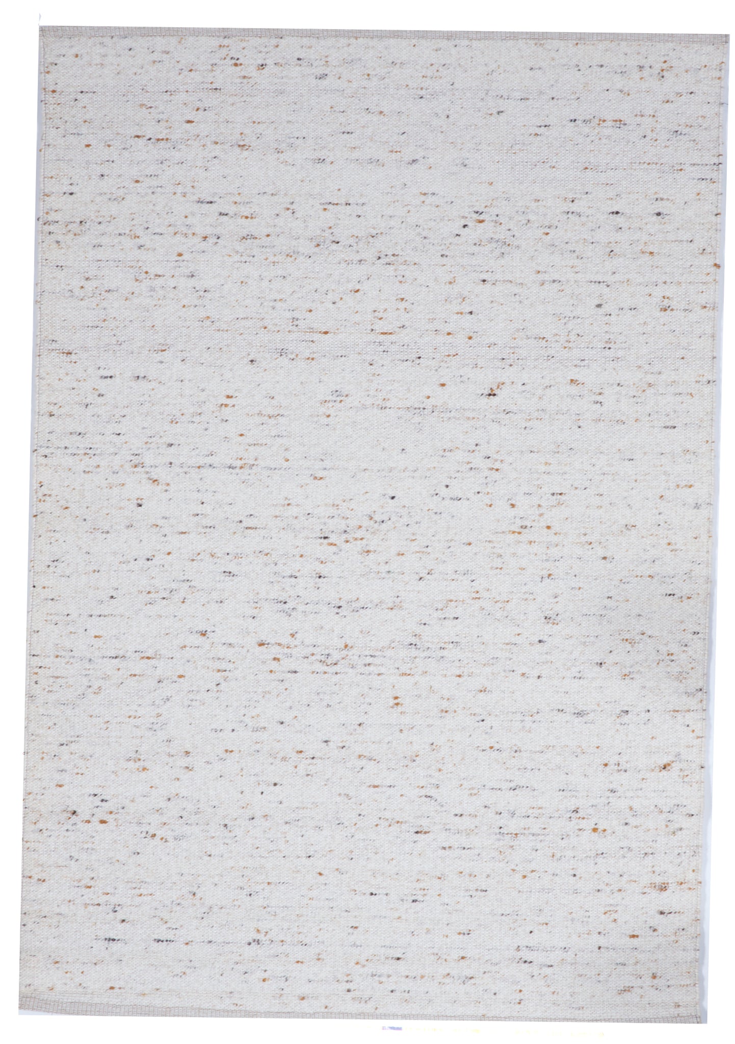 Solid Machine Made Light Gray Wool Rug 5'3 x 7'8 - IGotYourRug