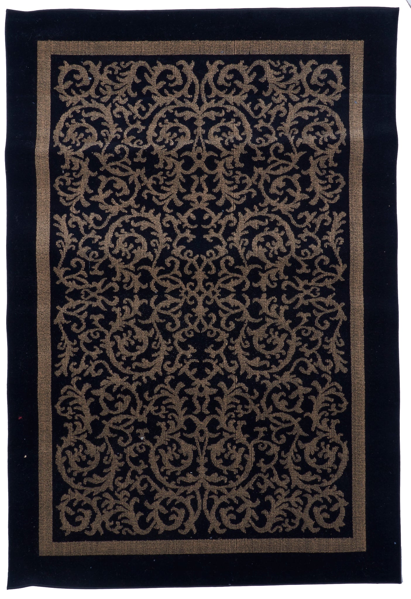 Traditional Machine Made Black Rug 5'11 x 8'9 - IGotYourRug