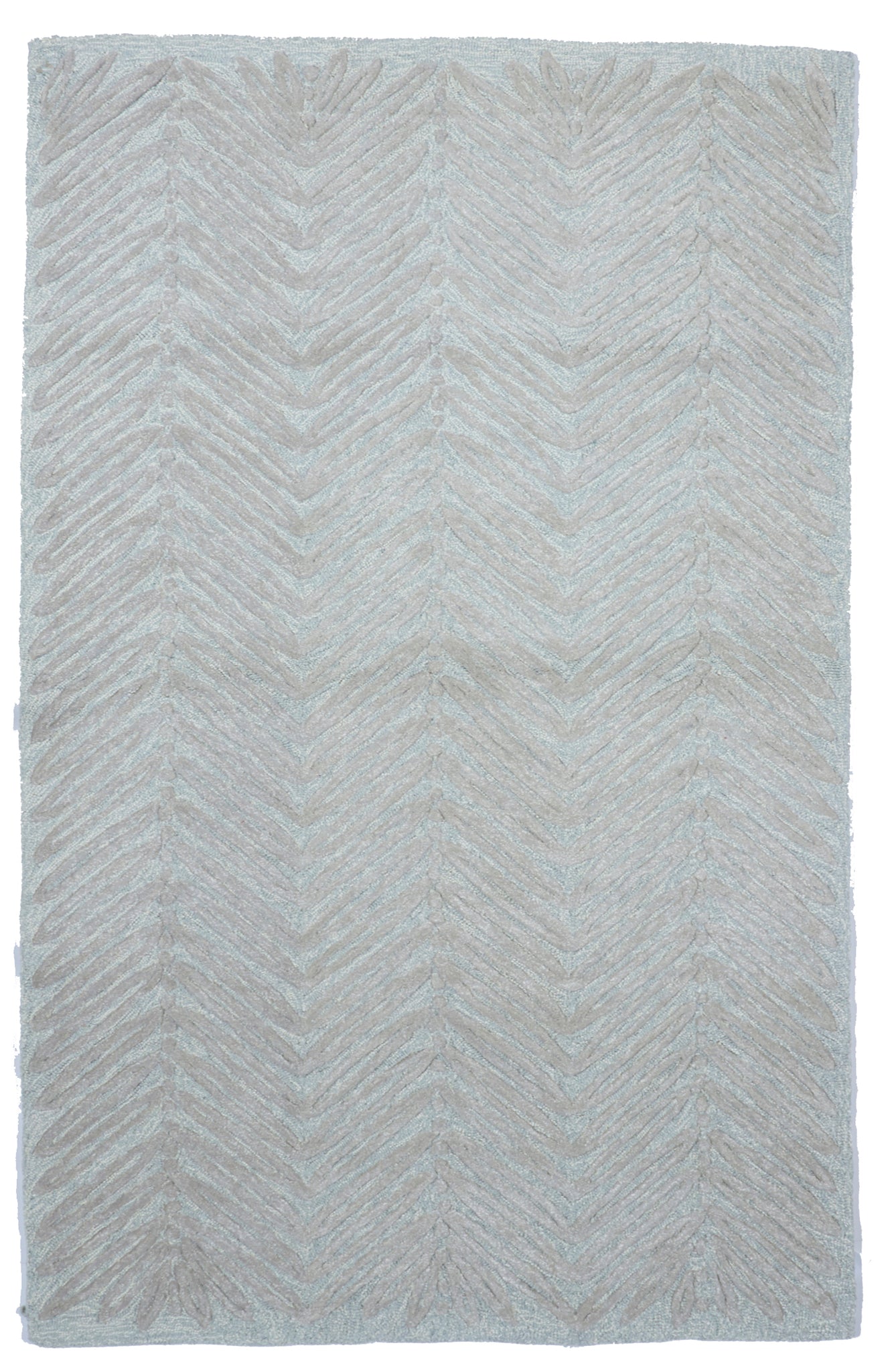 Transitional Tufted Gray Wool Rug 5' x 7'10 - IGotYourRug