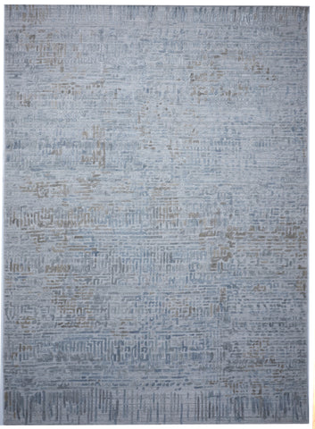 Transitional Hand Loomed Silver Gray Wool/Art Silk Rug 10' x 13'9 - IGotYourRug