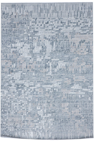 Transitional Hand Loomed Light Blue Wool/Art Silk Rug 6' x 8'10 - IGotYourRug