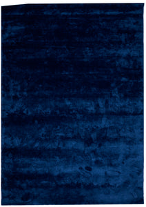 Shag Dark Blue Wool Rug 9'6 x 13'6 - IGotYourRug