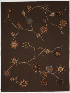 Indoor/Outdoor Machine Made Brown Rug 8' x 10'6 - IGotYourRug