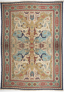 Traditional Hand Knotted Multicolor Wool Rug 14'3" x 20'9"
