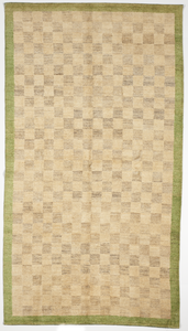 Contemporary Checkered Hand Knotted Sisal Rug 5'9 x 10'6 - IGotYourRug