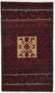 Traditional Hand Knotted Red Wool Rug 2'11 x 5' - IGotYourRug