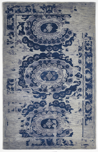 Transitional Hand Knotted Blue Wool Rug 5'3 x 7'7 - IGotYourRug