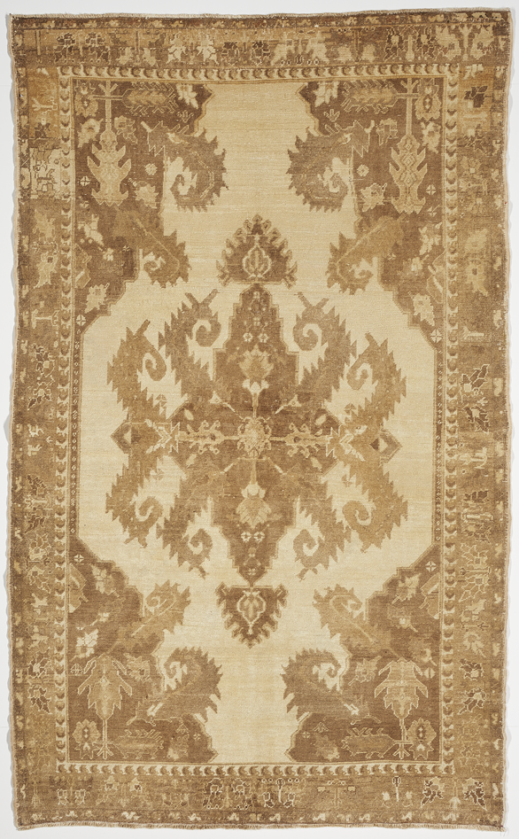 Traditional Hand Knotted Yellow Wool Rug 5'3 x 7'7 - IGotYourRug