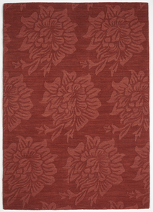 Floral Hand Knotted Red Wool Rug 5'3 x 7'7 - IGotYourRug
