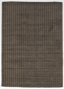 Solid Tone on Tone Tufted Brown Wool Rug 5'3 x 7'7 - IGotYourRug