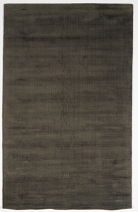 Solid Tone on Tone Hand Knotted Brown Wool Rug 5'3 x 7'7 - IGotYourRug