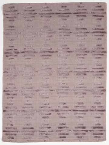 Contemporary Tone on Tone Hand Loomed Pink Wool Rug 5'3 x 7'7 - IGotYourRug