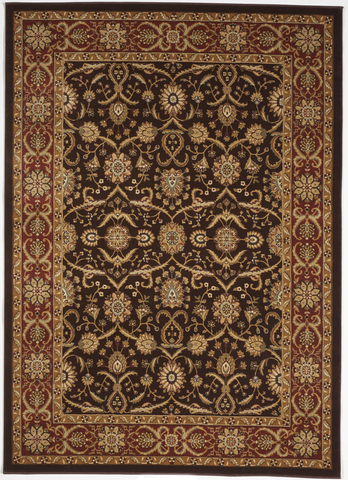 Traditional Machine Made Brown Rug 5'3 x 7'4 - IGotYourRug