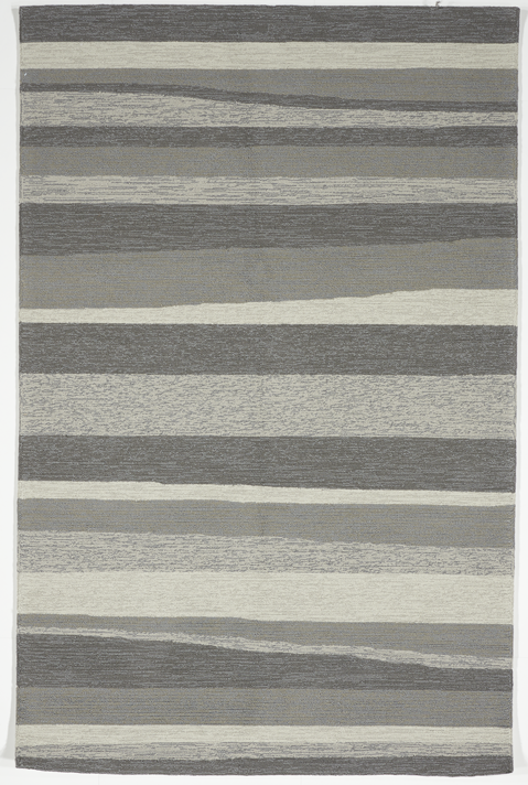 Indoor/Outdoor Machine Made Gray Rug 5' x 7'6 - IGotYourRug