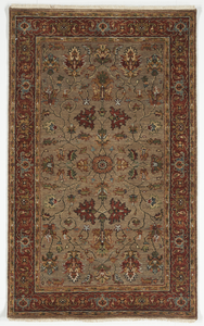 Traditional Hand Knotted Wool Brown Rust Rug 3' x 5' - IGotYourRug